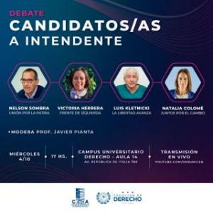 Debate de Candidatxs a Intendente del Partido de Azul en Facultad de Derecho UNICEN